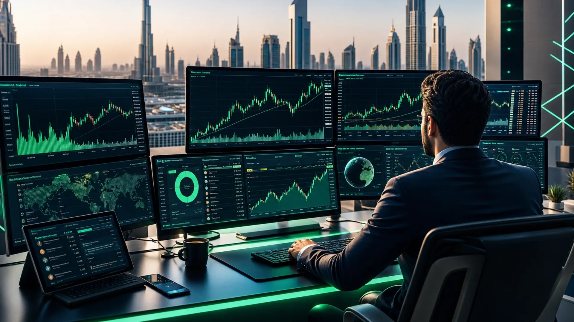 Trading software development company in Dubai UAE building fintech platforms with real time market data and portfolio management