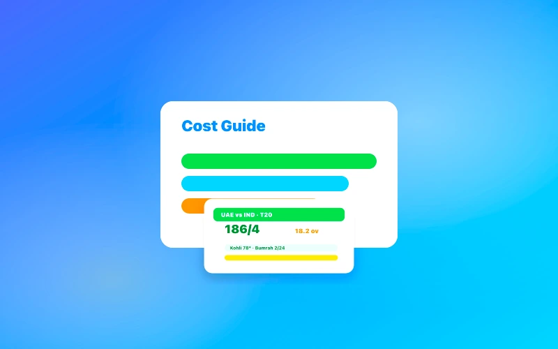 Live Cricket Score App Development Cost Guide